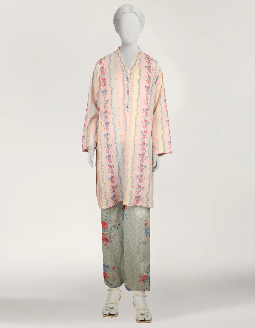 MULTICOLOR LAWN 2PC STITCHED | JLAWN-S-JST-26-2387/S VINTAGE FLORAL-01 - Image 2
