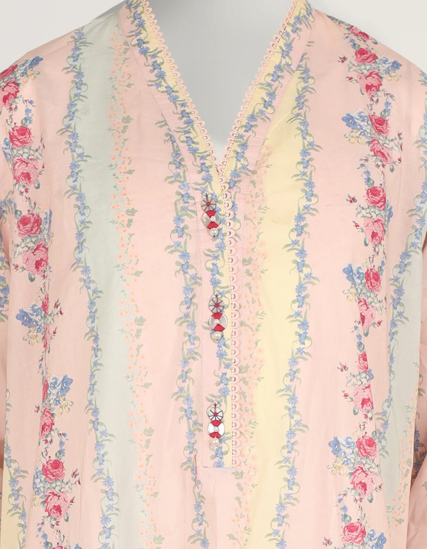 MULTICOLOR LAWN 2PC STITCHED | JLAWN-S-JST-26-2387/S VINTAGE FLORAL-01 - Image 3