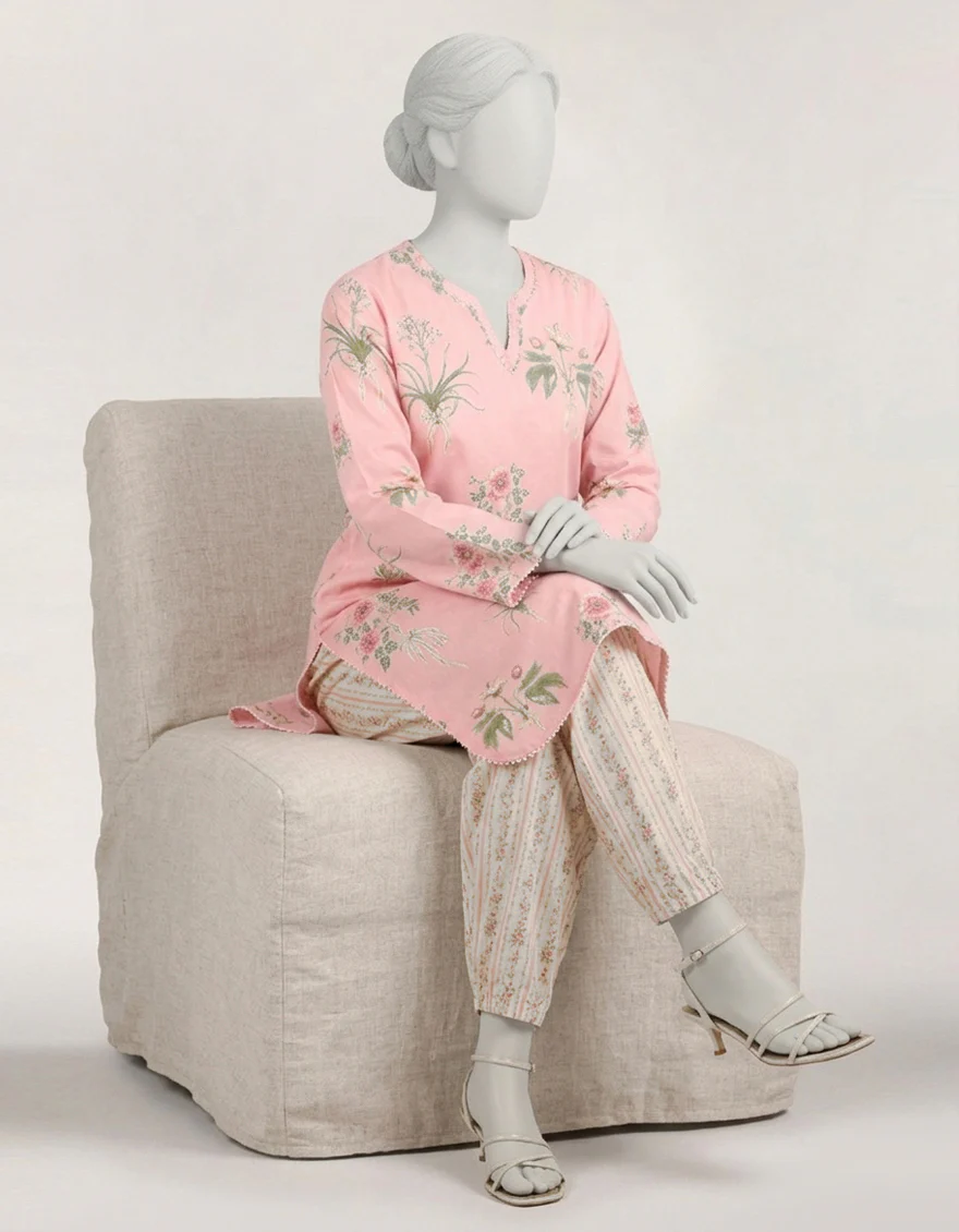 PINK LAWN 2PC STITCHED | JLAWN-S-JST-26-2390/S VINTAGE FLORAL-4