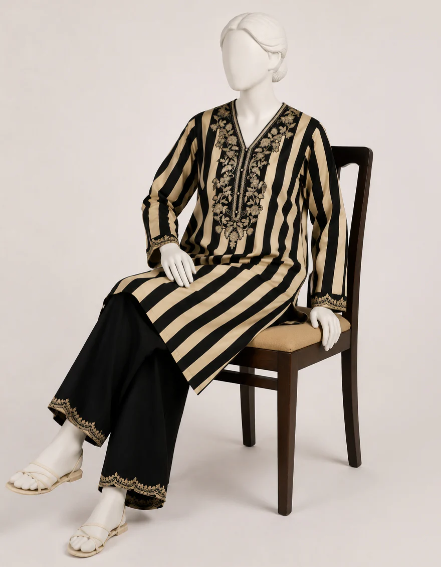 MULTICOLOR SILK 2PC STITCHED | JLAWN-S-JST-26-2397/S ROYAL STRIPER-03