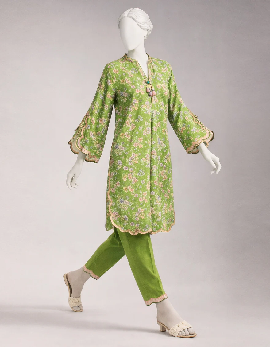 MULTICOLOR LAWN 2PC UNSTITCHED | JLAWN-S-JST-26-2404 DITSY-2 - Image 4