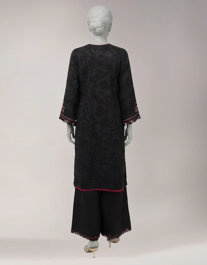 BLACK TEXTURED 2PC UNSTITCHED | JLAWN-S-JST-26-2419 GHARA-01 - Image 3