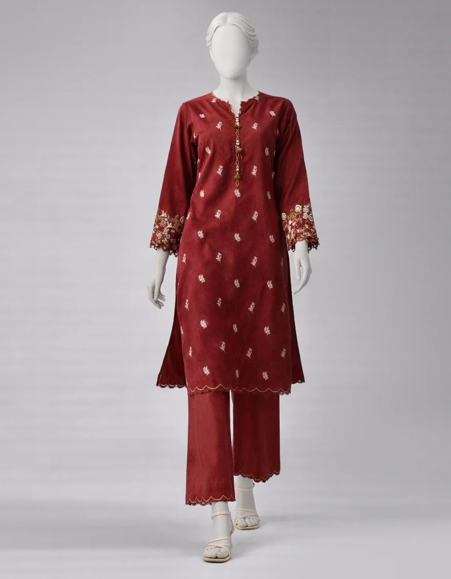 MULTICOLOR TEXTURED 2PC UNSTITCHED | JLAWN-S-JST-26-2421 GHARA-03