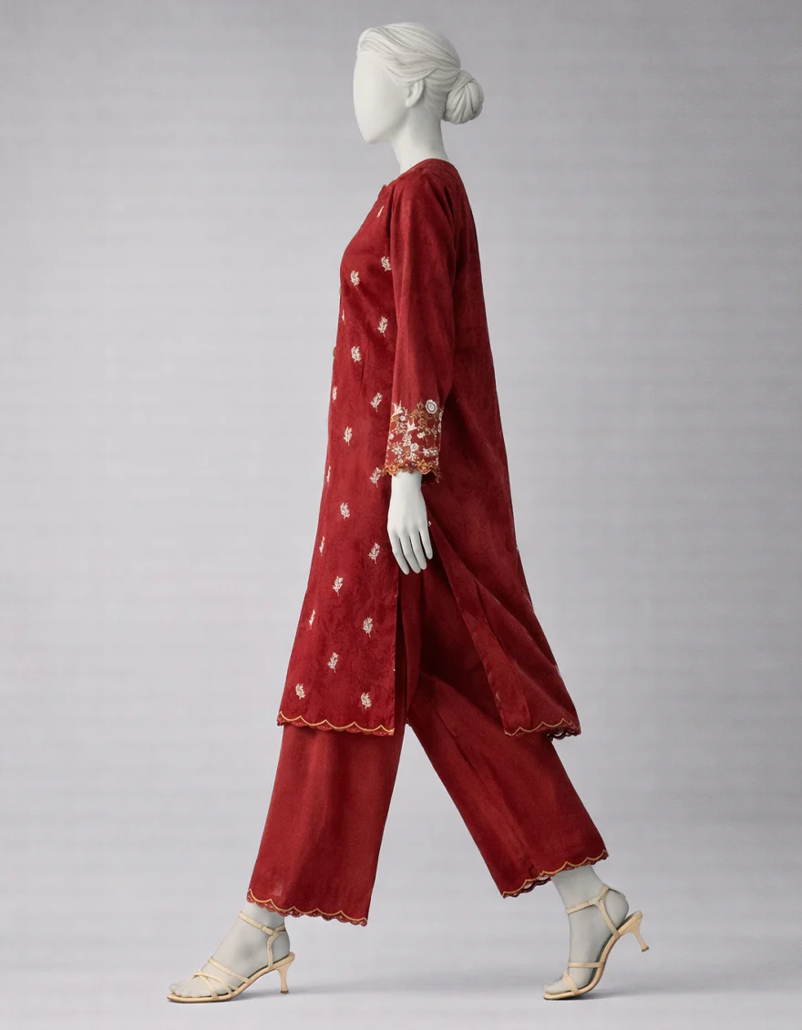 MULTICOLOR TEXTURED 2PC UNSTITCHED | JLAWN-S-JST-26-2421 GHARA-03 - Image 2