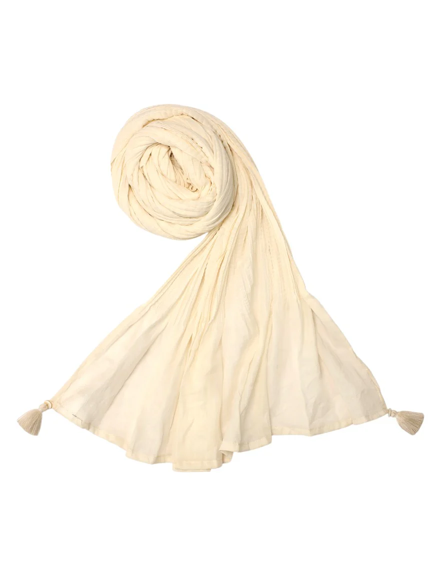 OFF WHITE LAWN DUPATTA | JLDP-S-26-2709 FB/STL-2-26-004