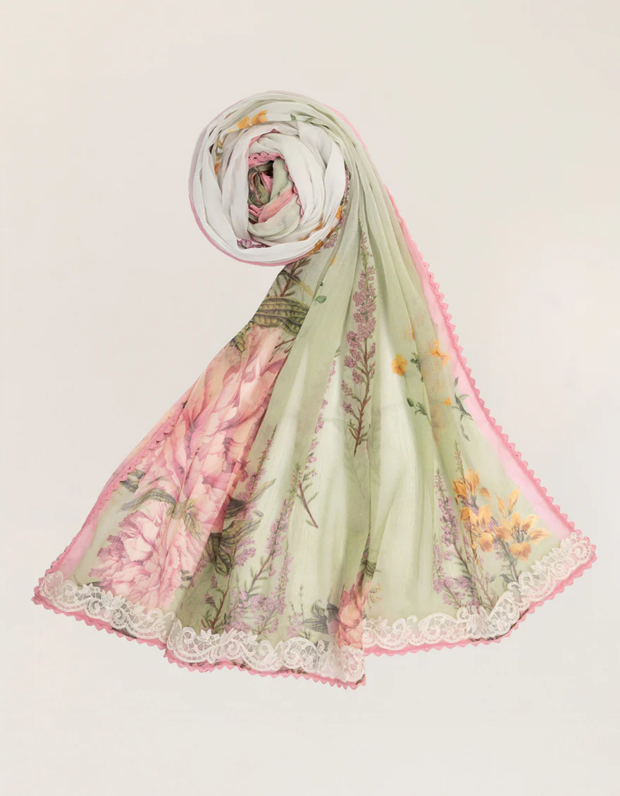 MULTICOLOR CHIFFON DUPATTA | JLDP-S-26-2730 FB/PRINTED EMB-1