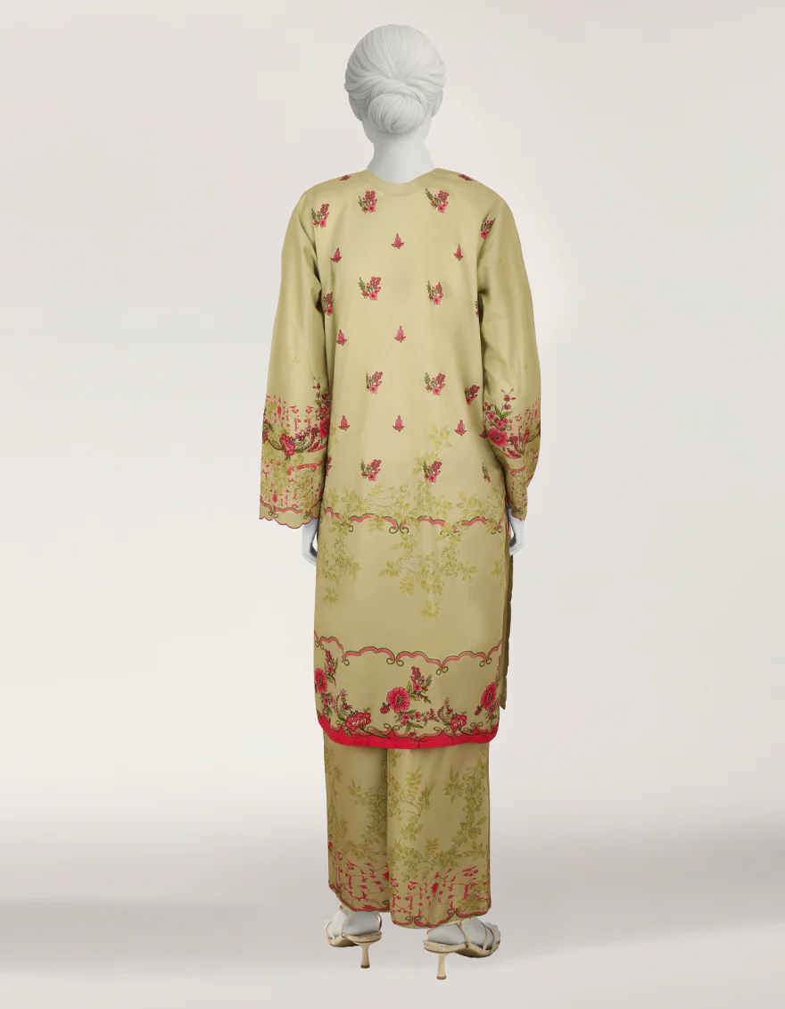 GREEN LAWN 3PC STITCHED | JLS-S-26-585/S CHINTZ CHARM-03 - Image 2