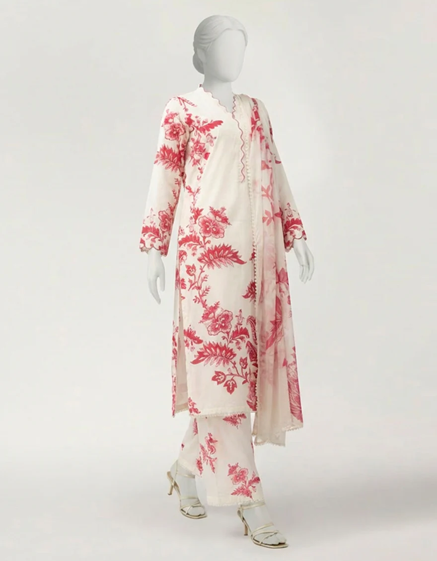 OFF WHITE LAWN 3PC STITCHED | JLS-S-26-586/S CHINTZ CHARM-04