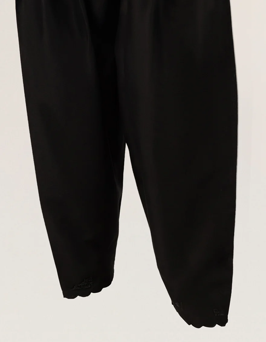 BLACK LAWN SHALWAR | JLSH-26-8081-B FB/BASIC-SH-8081-B