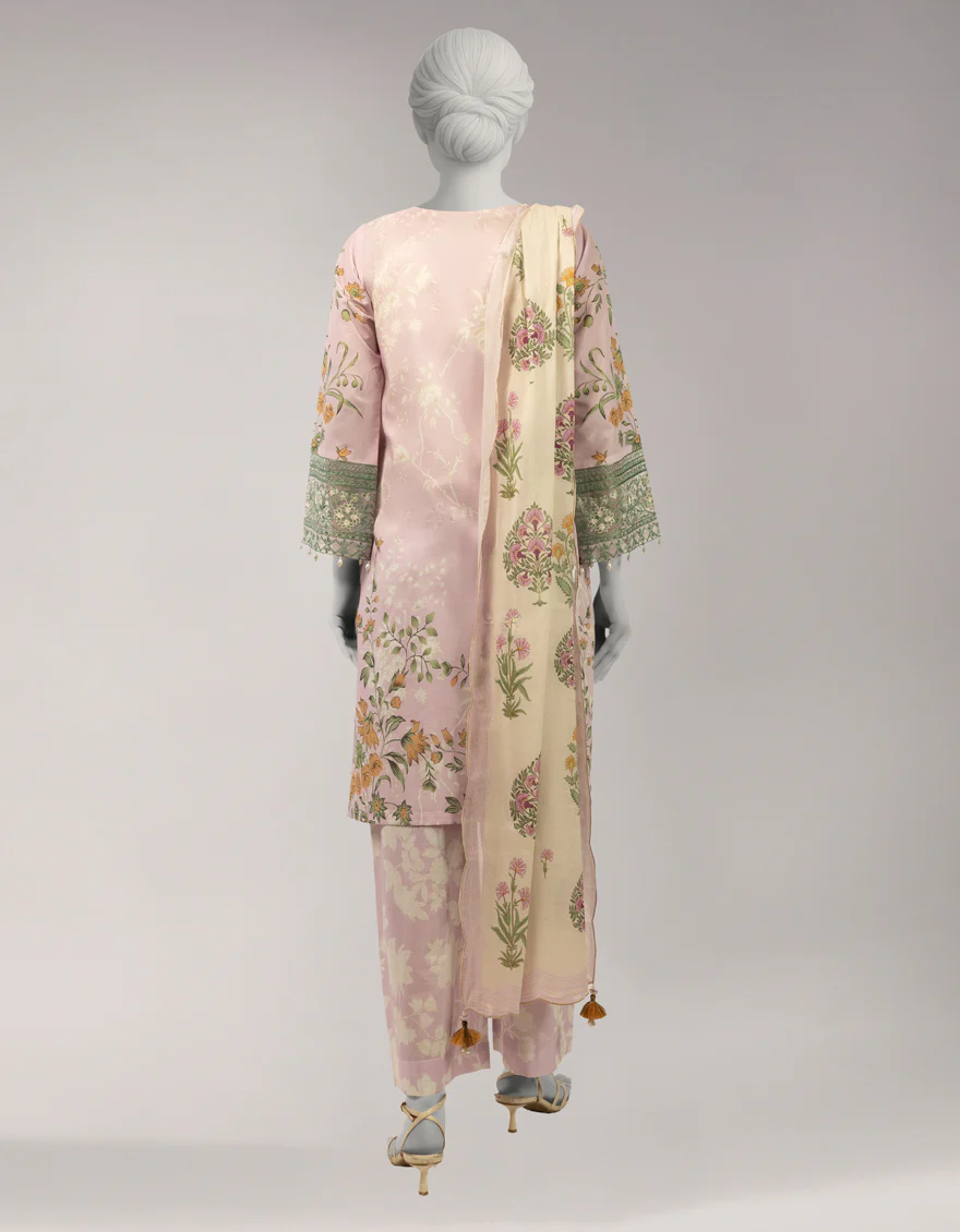MULTICOLOR LAWN 3PC UNSTITCHED | JLU-S-26-3982 BOTANICAL-4 - Image 2