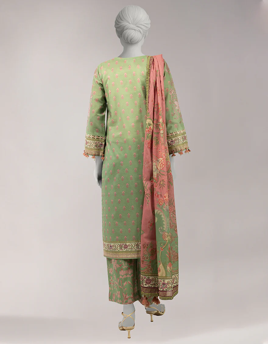 MULTICOLOR LAWN 3PC UNSTITCHED | JLU-S-26-3983 BOTANICAL-5 - Image 2