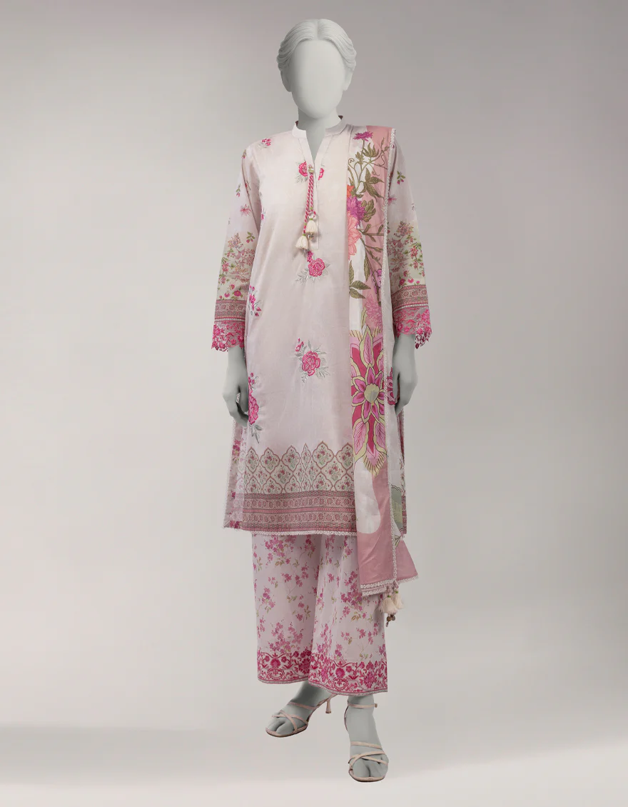 MULTICOLOR LAWN 3PC UNSTITCHED | JLU-S-26-3984 BOTANICAL-6 - Image 4