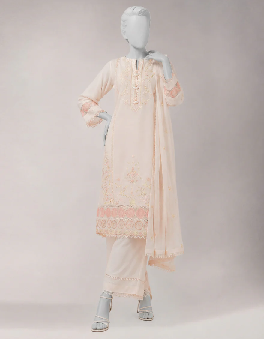 PINK LAWN 3PC UNSTITCHED | JLU-S-26-4043 SCHIFFLI-5