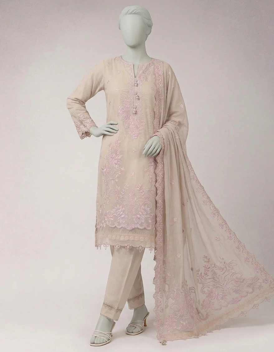 PURPLE LAWN 3PC UNSTITCHED | JLU-S-26-4046 SCHIFFLI-8