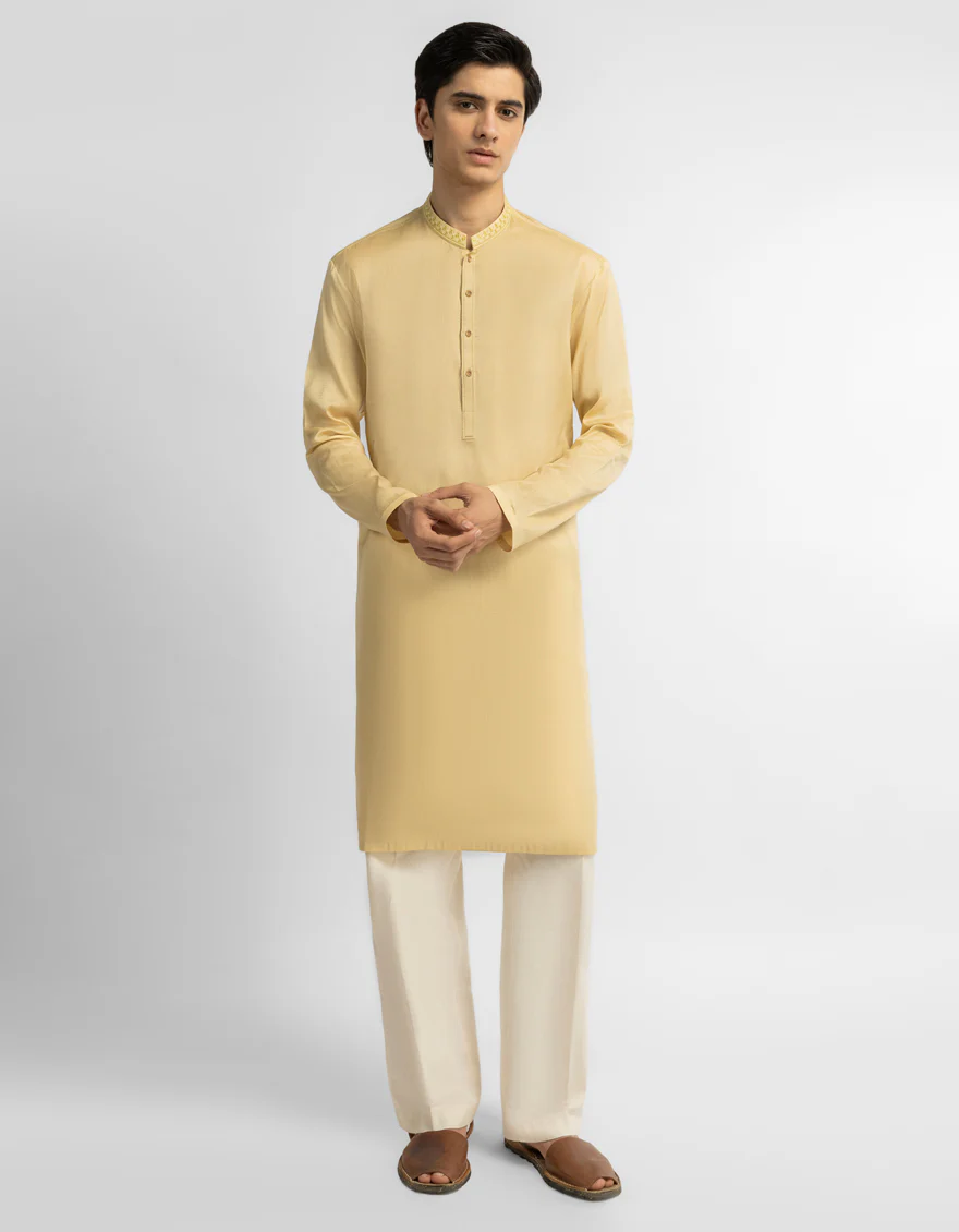CREAM COTTON KURTA | JTK-A-39767/S26/10902-SF