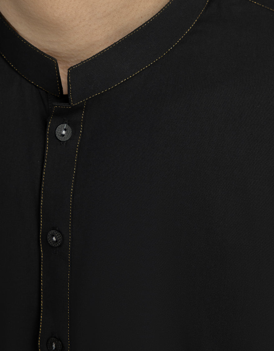 BLACK KURTA TROUSERS | JTKP-A-90572/S26/JJ10894-CL - Image 3