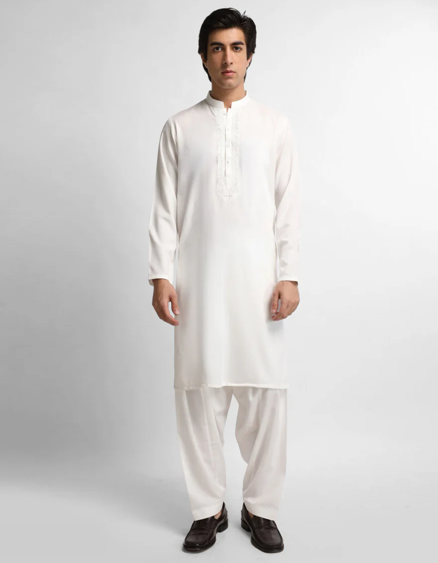 OFF WHITE KAMEEZ SHALWAR | JTKS-A-20005/S26/JJ10583-FL