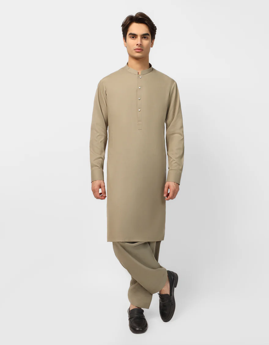 OLIVE KAMEEZ SHALWAR | JTKS-A-42139/S26/JJ10612-PN