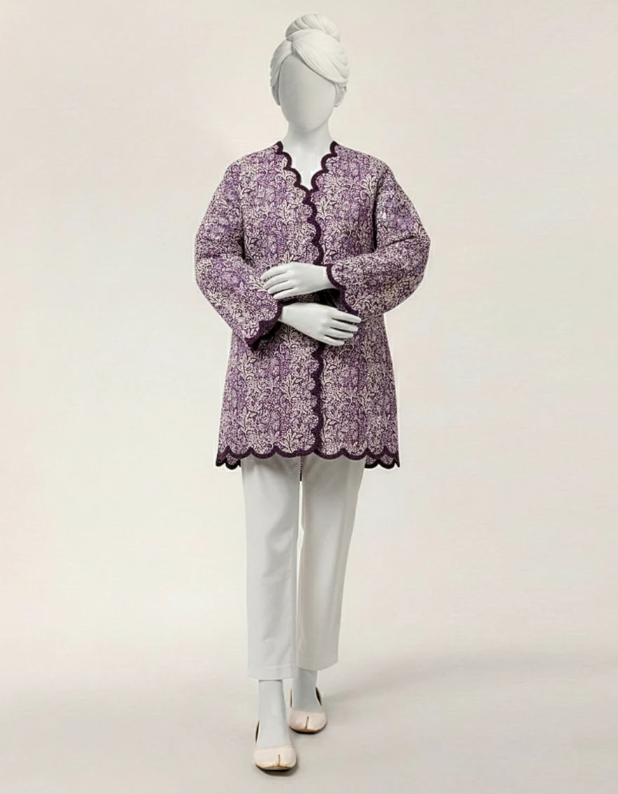 PURPLE LAWN 3PC STITCHED | JYGK-S-JTS-26-4138 FB/PALM-02