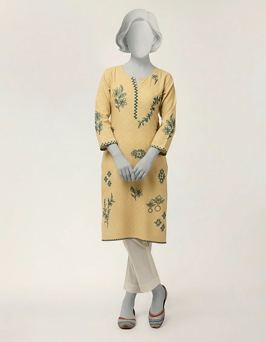 BEIGE TEXTURED KURTI | JYGK-S-JTS-26-4142 FB/MINIMAL-2