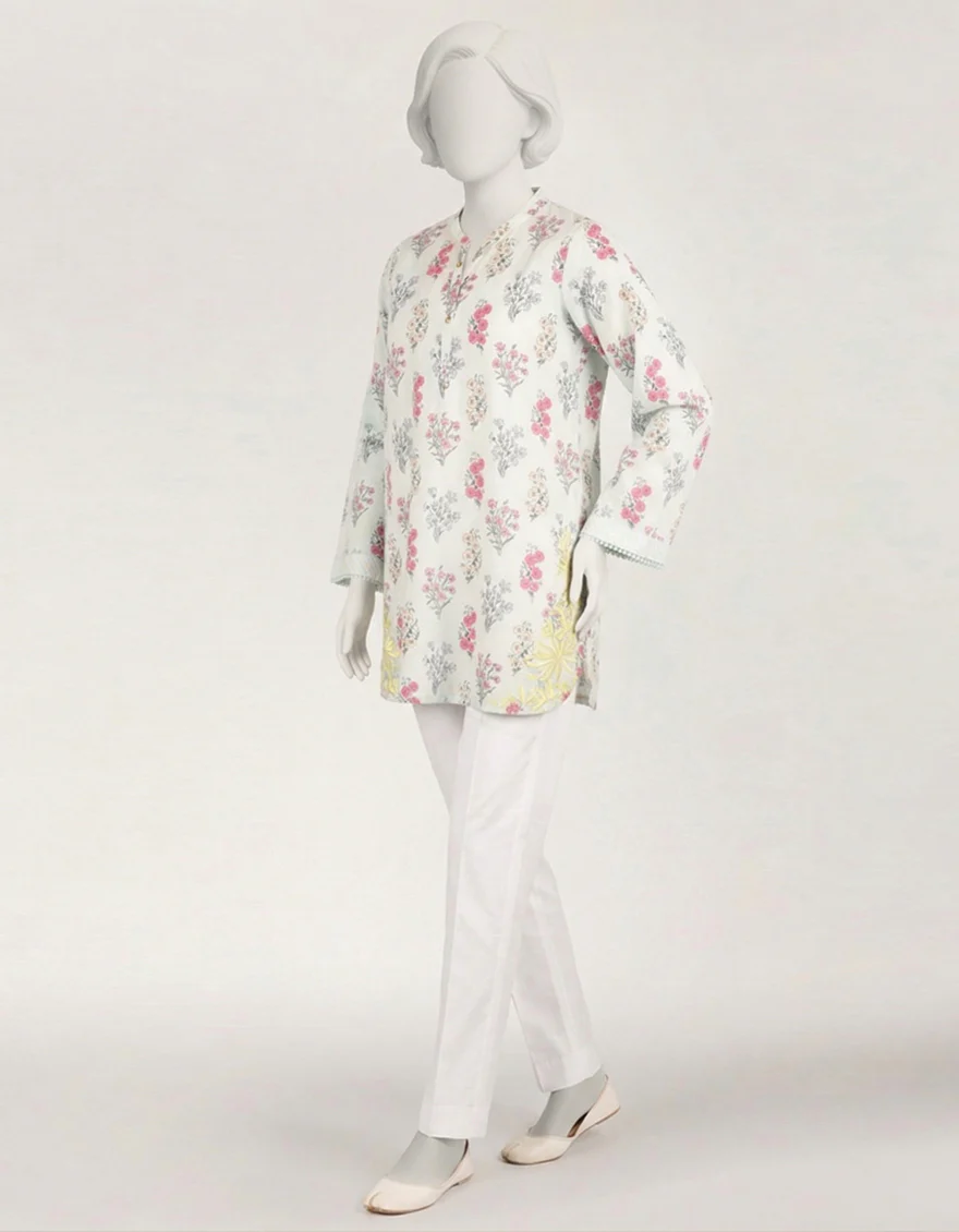 GREEN LAWN KURTI | JYGK-S-JTS-26-4155 FB/DOTS & GLORY - Image 5